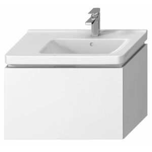 Kúpeľňová skrinka pod umývadlo Jika Cubito 74x42,6x48 cm biela H40J4253015001