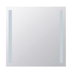 Zrkadlo Bemeta s osvětlením a dotykovým senzoremvo farebnom provedení hliník/sklo 101301127