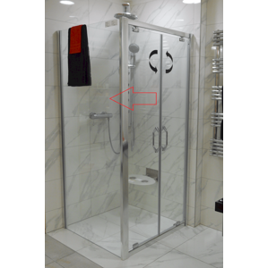 Bočné zástena k sprchovacím dverám 90 cm Huppe Next 140505.069.322