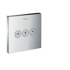 Ventil pod omietku Hansgrohe Shower Select pre 3 spotrebiče, chróm 15764000