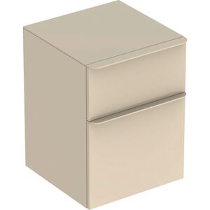 Kúpeľňová skrinka nízka Geberit Smyle Square 45x60x47 cm v šedej farbe 500.357.JL.1