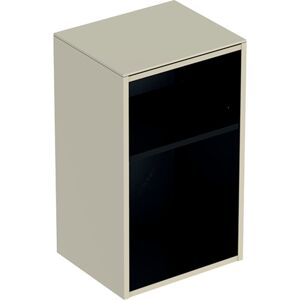 Kúpeľňová skrinka nízka Geberit Smyle Square 36x60x30 cm v šedej farbe 500.358.JL.1