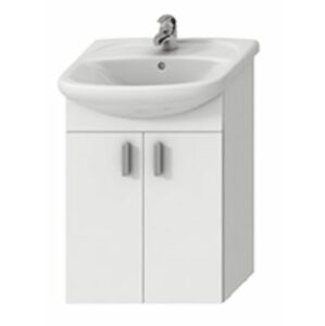 Kúpeľňová skrinka s umývadlom Jika Lyra plus 65x31x75 cm biela H4519614323001