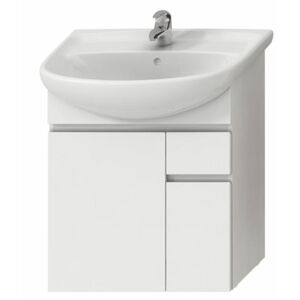 Kúpeľňová skrinka pod umývadlo Jika Lyra plus 60x31,5x70 cm biela H4531320383001