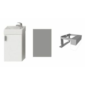 Kúpeľňová skrinka s umývadlom Jika Petit 40x22,1x67,5 cm biela H4535141753001