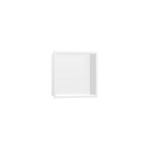 Polička Hansgrohe XtraStoris Original s rámem vo farbe matná biela 56061700