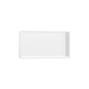Polička Hansgrohe XtraStoris Original s rámem vo farbe matná biela 56064700