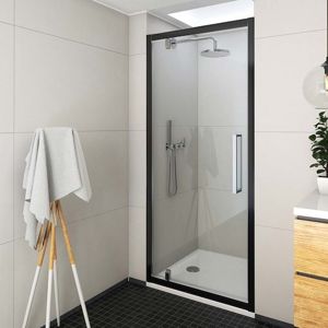 Sprchové dvere 90x205 cm Roth Exclusive Line čierna matná 562-9000000-05-02