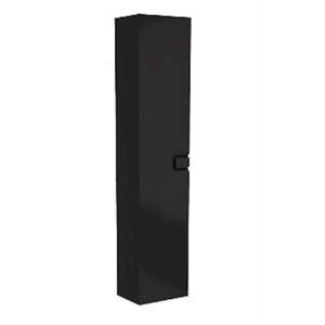 Kúpeľňová skrinka vysoká Kolo Twins 35x27,5x180 cm čierna mat 88462000