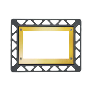 Inštalačný rámček Tece Loop z plastu zlatá 9240648