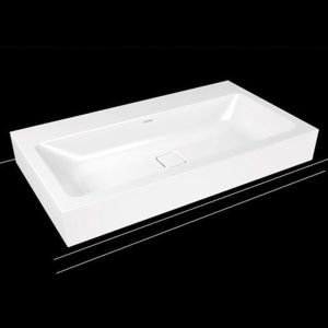 Umývadlo na dosku Kaldewei CONO 90x50 cm alpská biela bez otvoru pre batériu, bez prepadu 902206003001