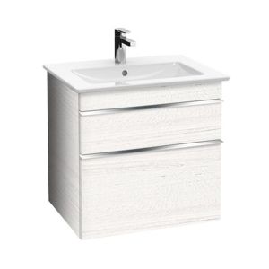 Kúpeľňová skrinka pod umývadlo Villeroy & Boch Venticello 55,3x50,2x59 cm v prevedení Bele drevo A92301E8