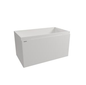 Kúpeľňová skrinka pod umývadlo Naturel Ancona 80x45x46 cm biela ANCONA280DVBUB