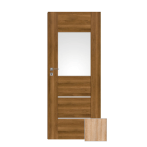 Interiérové dvere NATUREL Aura, 60 cm, pravé, otočné, AURA2J60P
