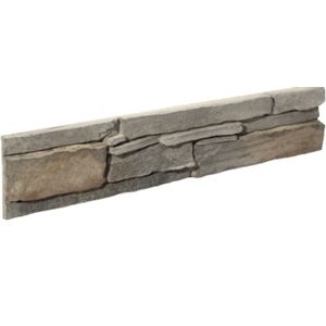 Obklad Stones Bedrock grey 11,7x55 cm reliéfna BEDROCKGR