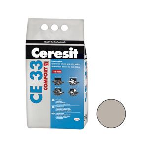 Škárovacia hmota Ceresit CE 33 sivá 5 kg CG2A CE33507