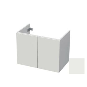 Kúpeľňová skrinka pod umývadlo Naturel Ratio 80x61,5x40 cm biela mat CU802D56PU.9016M