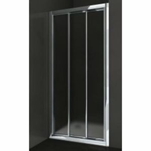 Sprchové dvere Anima Epd posuvné 100 cm, nepriehľadné sklo, chróm profil EPD100CRCH