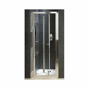 Sprchové dvere Kolo GEO 6 skladací 90 cm, sklo číre, chróm profil GDRB90205003