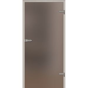 Sklenené dvere Naturel Glasa ľavé 80 cm hnedé GLASA1H80L