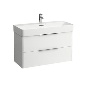 Kúpeľňová skrinka pod umývadlo Laufen Base 93x52,5x39 cm biela mat H4024121102601