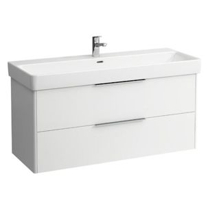 Kúpeľňová skrinka pod umývadlo Laufen Base 116x44x51 cm biela H4024921102611