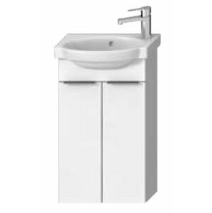 Kúpeľňová skrinka pod umývadlo Jika Tigo N 41,8x16,6x70,5 cm biela H40J2112005001