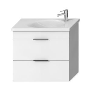 Kúpeľňová skrinka pod umývadlo Jika Tigo N 77x36,3x70,5 cm biela H40J2154015001