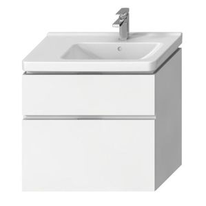 Kúpeľňová skrinka pod umývadlo Jika Cubito 74x42,6x68,3 cm biela H40J4254035001