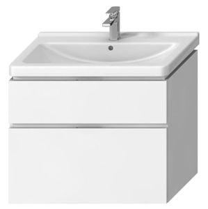 Kúpeľňová skrinka pod umývadlo Jika Cubito 84x46,7x68,3 cm biela H40J4264025001
