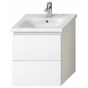 Kúpeľňová skrinka pod umývadlo Jika Mio-N 51,4x44,5x59 cm biela H40J7134015001