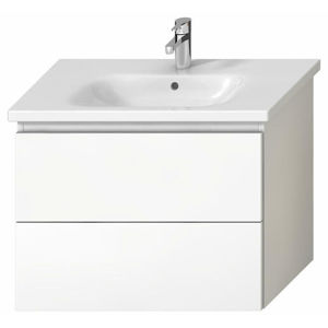 Kúpeľňová skrinka pod umývadlo Jika Mio-N 75x44,5x59 cm biela H40J7164015001