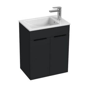 Kúpeľňová skrinka s umývadlom Jika Cube 50x43x62,2 cm antracit mat H4536411763521
