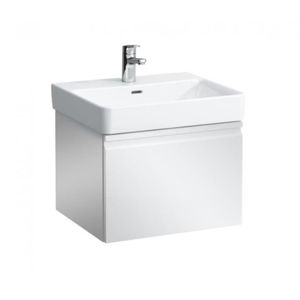 Kúpeľňová skrinka pod umývadlo Laufen Pro 55x39,2x37 cm biela lesk H4830320954751