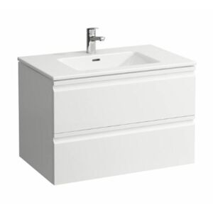 Kúpeľňová skrinka s umývadlom Laufen Pro S 80x60x54,5 cm biela lesk H8619634751041