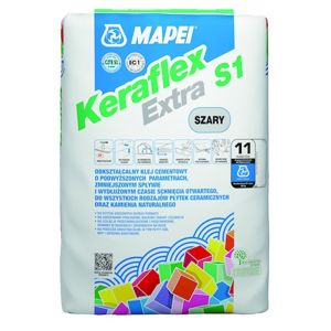 Lepidlo Mapei Keraflex Extra S1 sivá 25 kg C2TE S1 KERAFLEXEXTRA