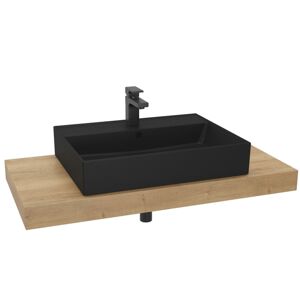 Kúpeľňová zostava Hansgrohe s doskou pod umývadlo Dolce 100x8x50 cm dub halifax KSETDO16