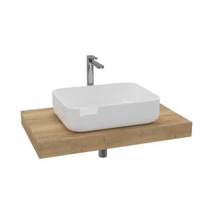 Kúpeľňová zostava SAT s doskou pod umývadlo Dolce 80x8x50 cm dub halifax KSETDO5
