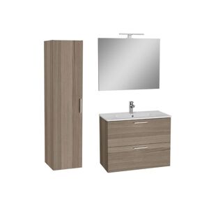 Kúpeľňová zostava s umývadlom 80 cm vrátane umývadlovej batérie, vtoku a sifónu VitrA Mia cordoba KSETMIA80C