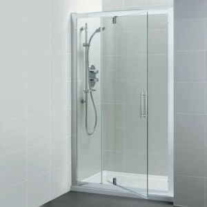 Sprchové dvere Ideal Standard Synergy jednokrídlové 120 cm, sklo číre, chróm profil L6364EO