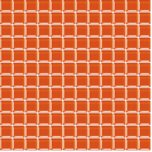 Mozaika tm.oranžová 2,5x2,5 MOS25DOR