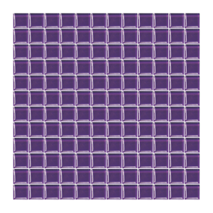Sklenená mozaika Premium Mosaic fialová 30x30 cm lesk MOS25VI