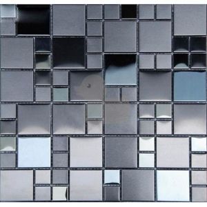 Mozaika nerez černá 4,8/2,3 set 30/30 MOS4823BK