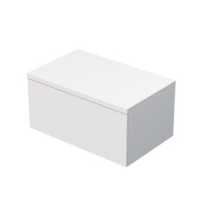 Kúpeľňová skrinka pod umývadlo na desku Naturel Ratio 80x39,6x50 cm biela mat ND801Z36PU.A3416