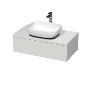 Kúpeľňová skrinka pod umývadlo Naturel Ratio 90x26x50 cm biela mat ND901Z26PU.9016M