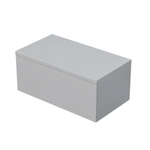 Kúpeľňová skrinka pod umývadlo na desku Naturel Ratio 90x39,6x50 cm v šedej farbe lesk ND901Z36PU.A2736