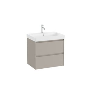 Kúpeľňová skrinka s umývadlom Roca Ona 65x64,5x46 cm piesková mat ONA652ZPM