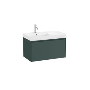 Kúpeľňová skrinka s umývadlom Roca ONA 80x50,5x46 cm zelená mat ONA801ZZML