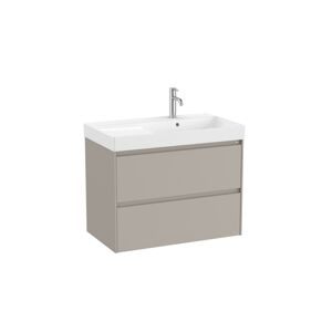 Kúpeľňová skrinka s umývadlom Roca Ona 80x64,5x46 cm piesková mat ONA802ZPMP