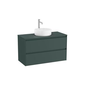 Kúpeľňová skrinka pod umývadlo Roca ONA 99,4x58,3x45,7 cm zelená mat ONADESK1002ZZM